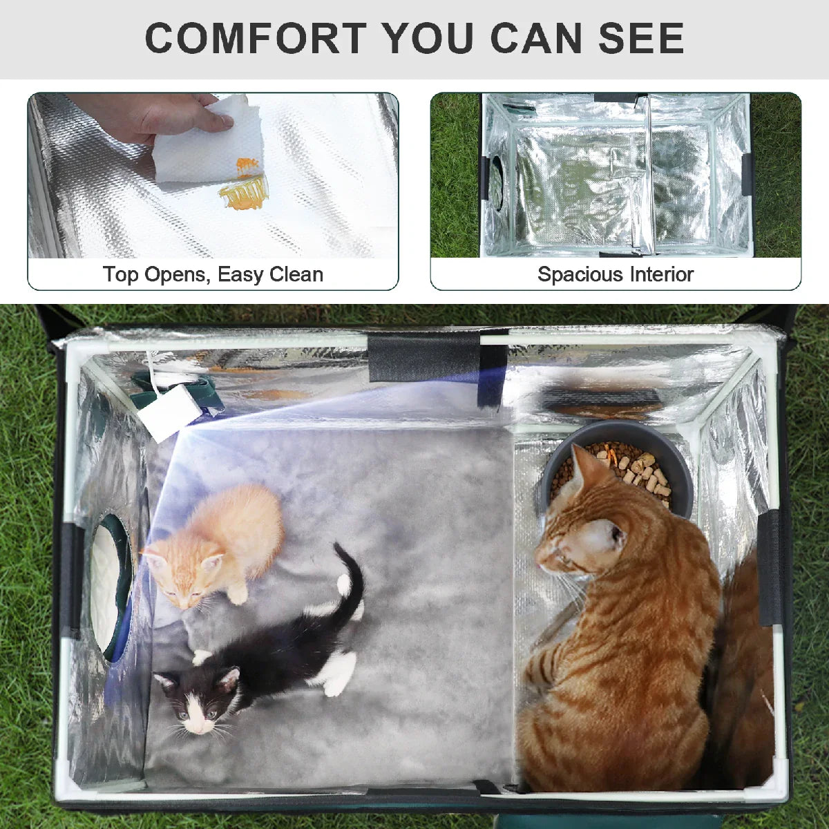 Cozyfy® Heated Cat Chalet