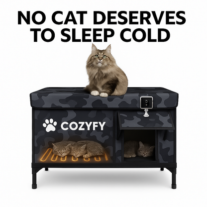 Cozyfy® Heated Cat Chalet